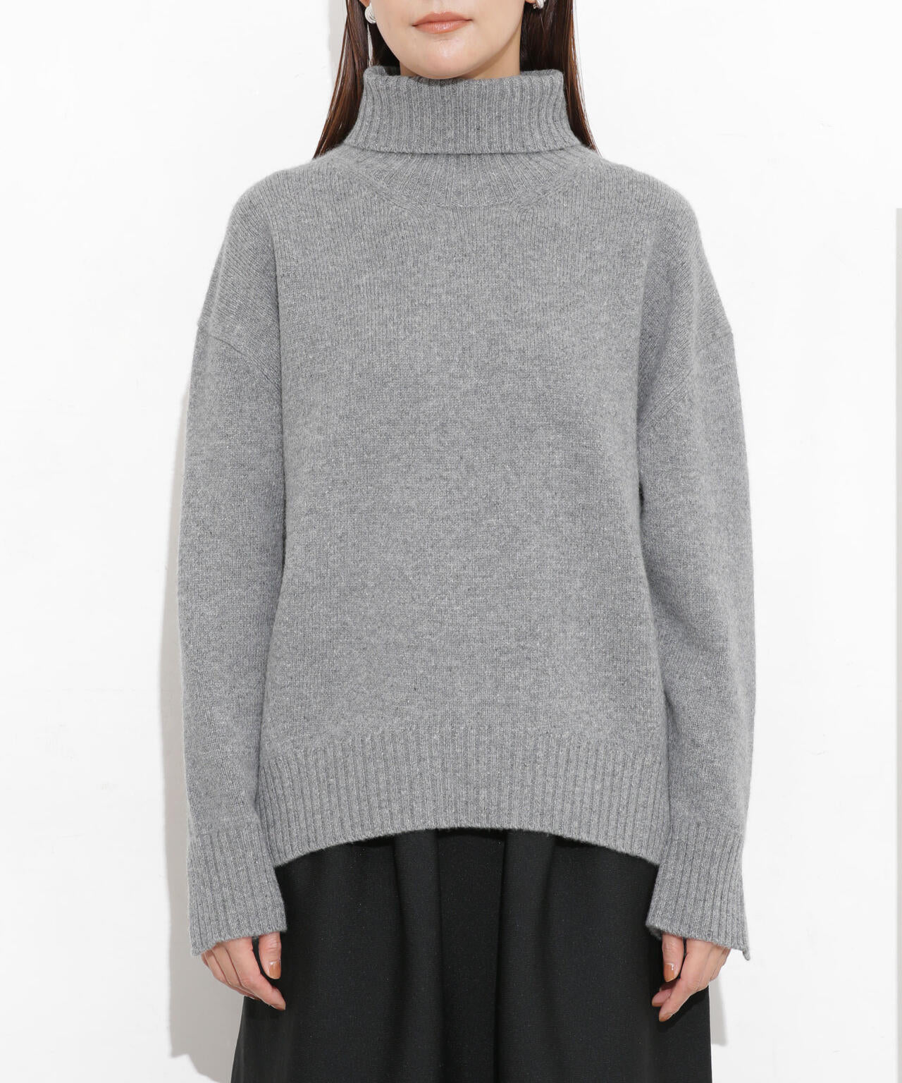 MUSIC ウールカシミヤタートルネックニット(セットアップ可) 6693222301