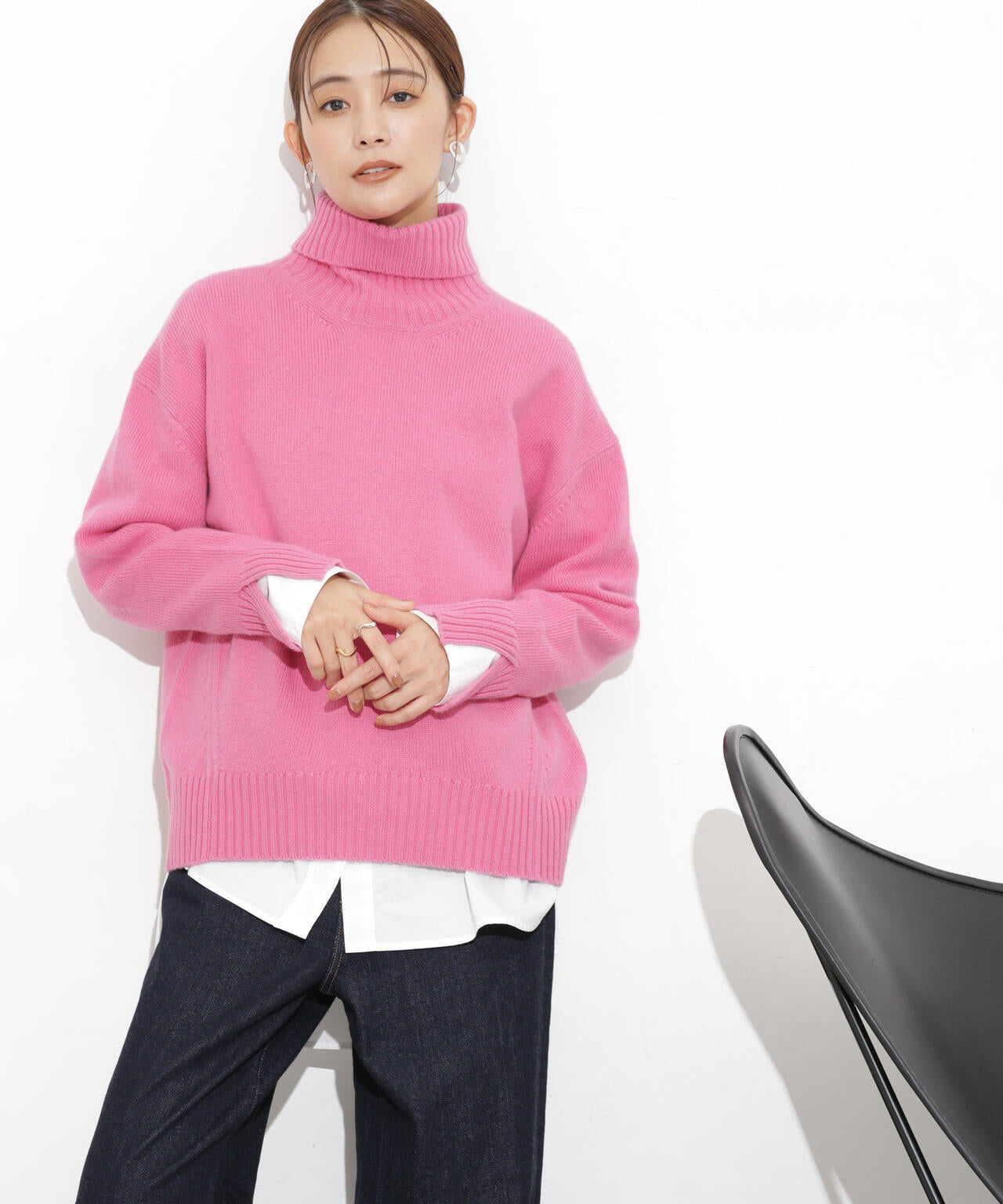 MUSIC ウールカシミヤタートルネックニット(セットアップ可) 6693222301