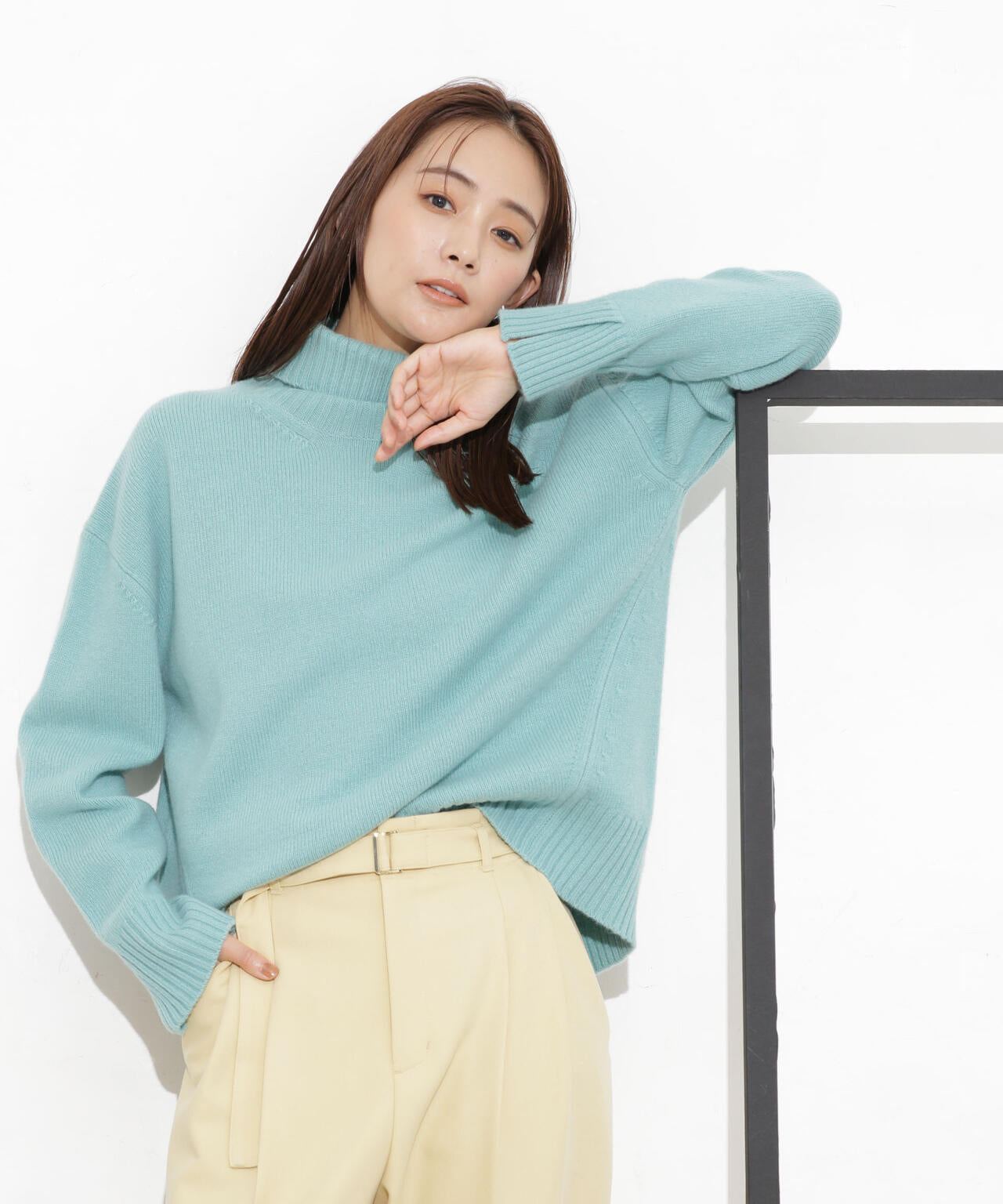 MUSIC ウールカシミヤタートルネックニット(セットアップ可) 6693222301