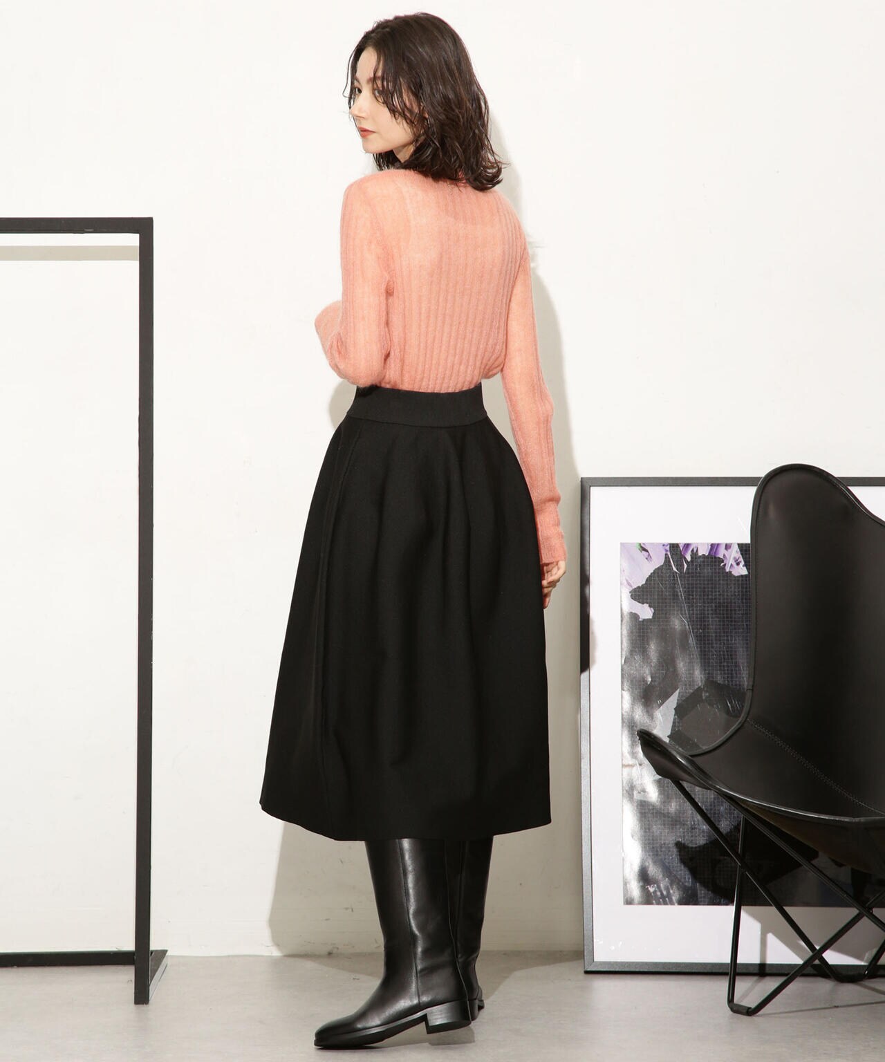 シアーモヘヤリブニットプルオーバー 6693222318