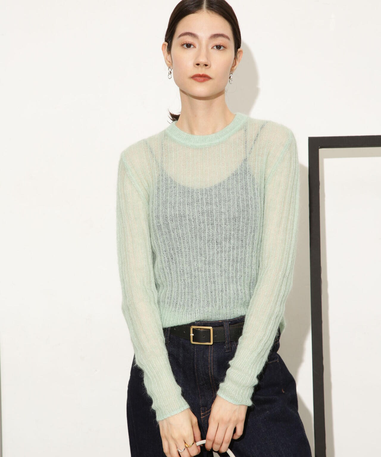 シアーモヘヤリブニットプルオーバー 6693222318