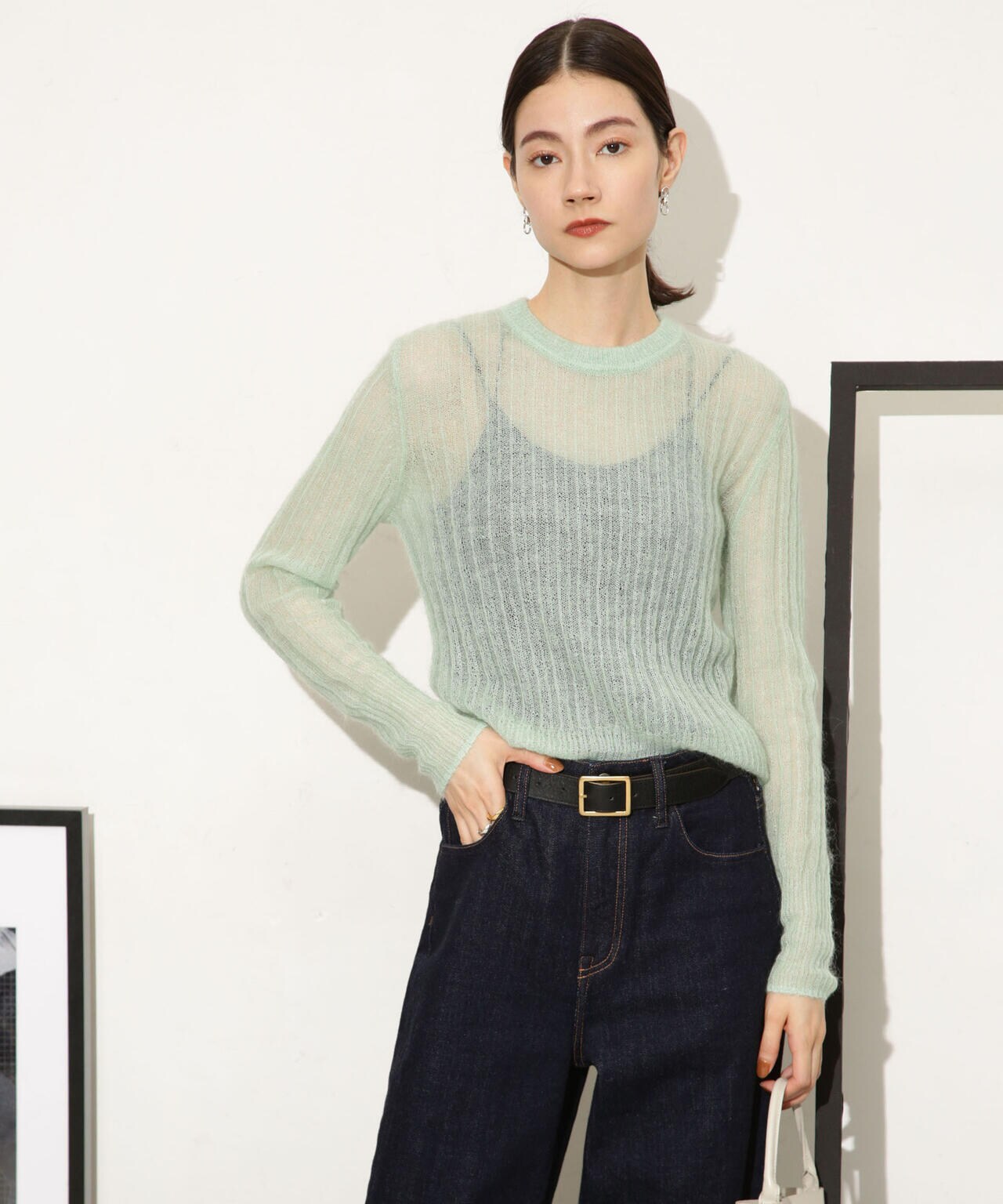 シアーモヘヤリブニットプルオーバー 6693222318