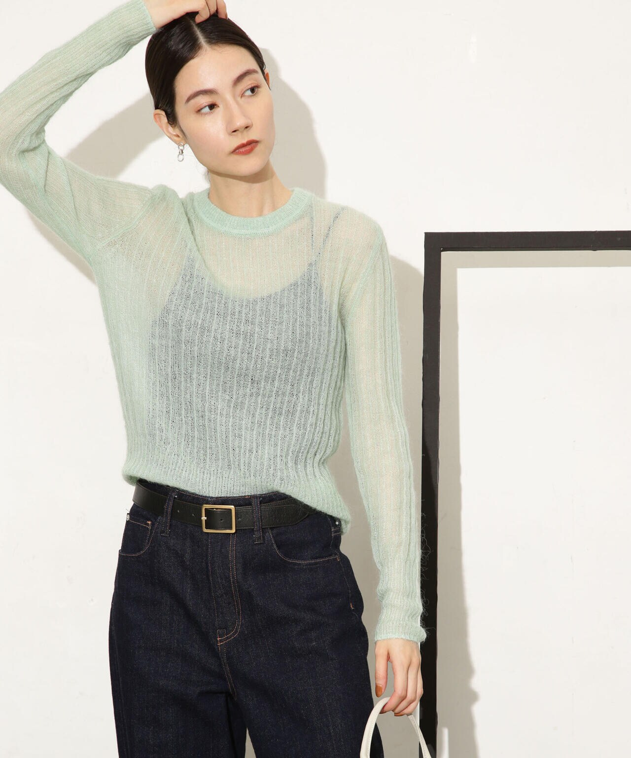 シアーモヘヤリブニットプルオーバー 6693222318