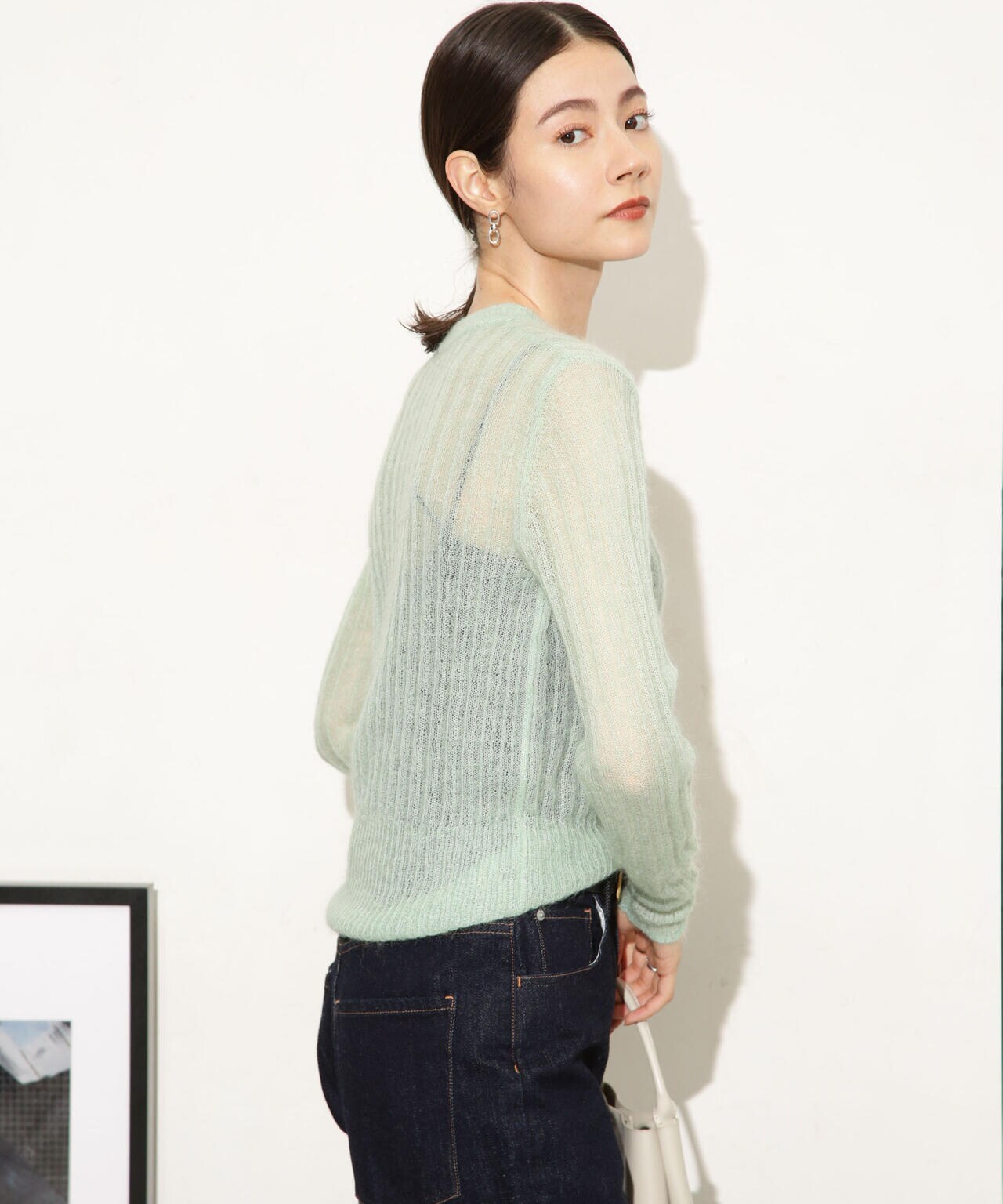 シアーモヘヤリブニットプルオーバー 6693222318