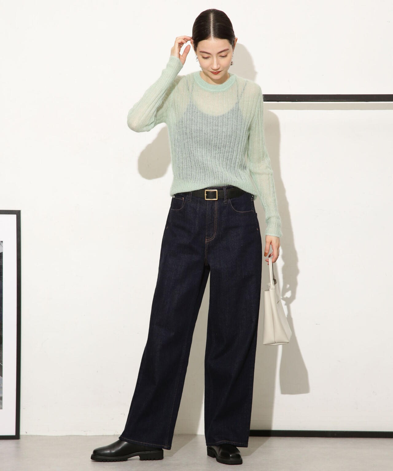 シアーモヘヤリブニットプルオーバー 6693222318