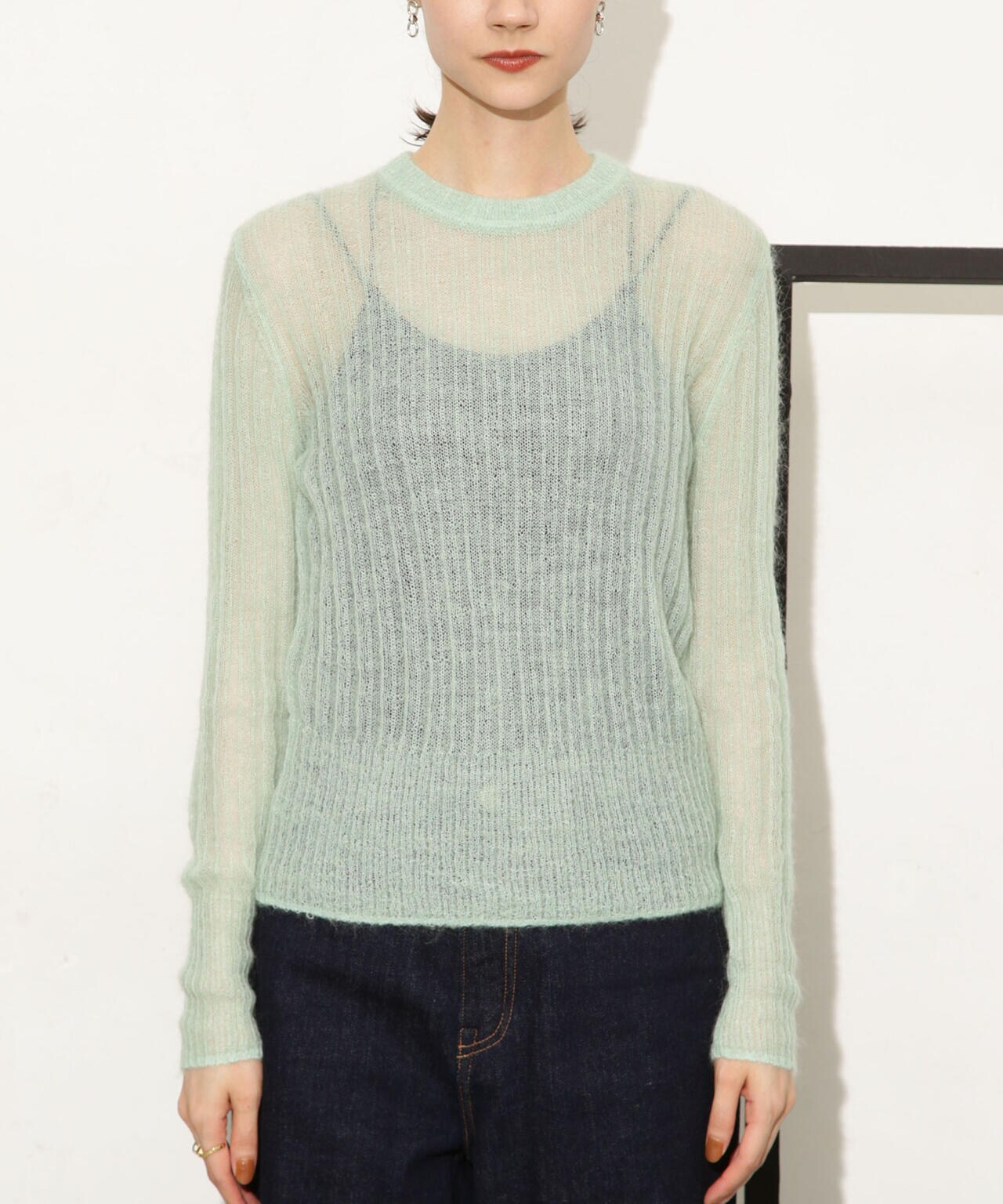 シアーモヘヤリブニットプルオーバー 6693222318