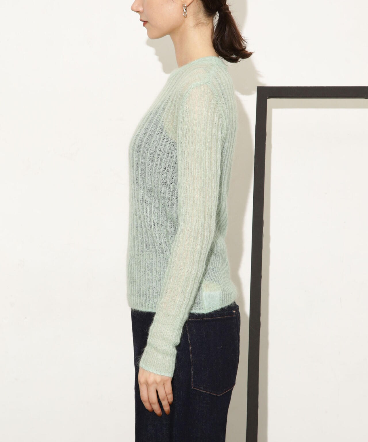 シアーモヘヤリブニットプルオーバー 6693222318