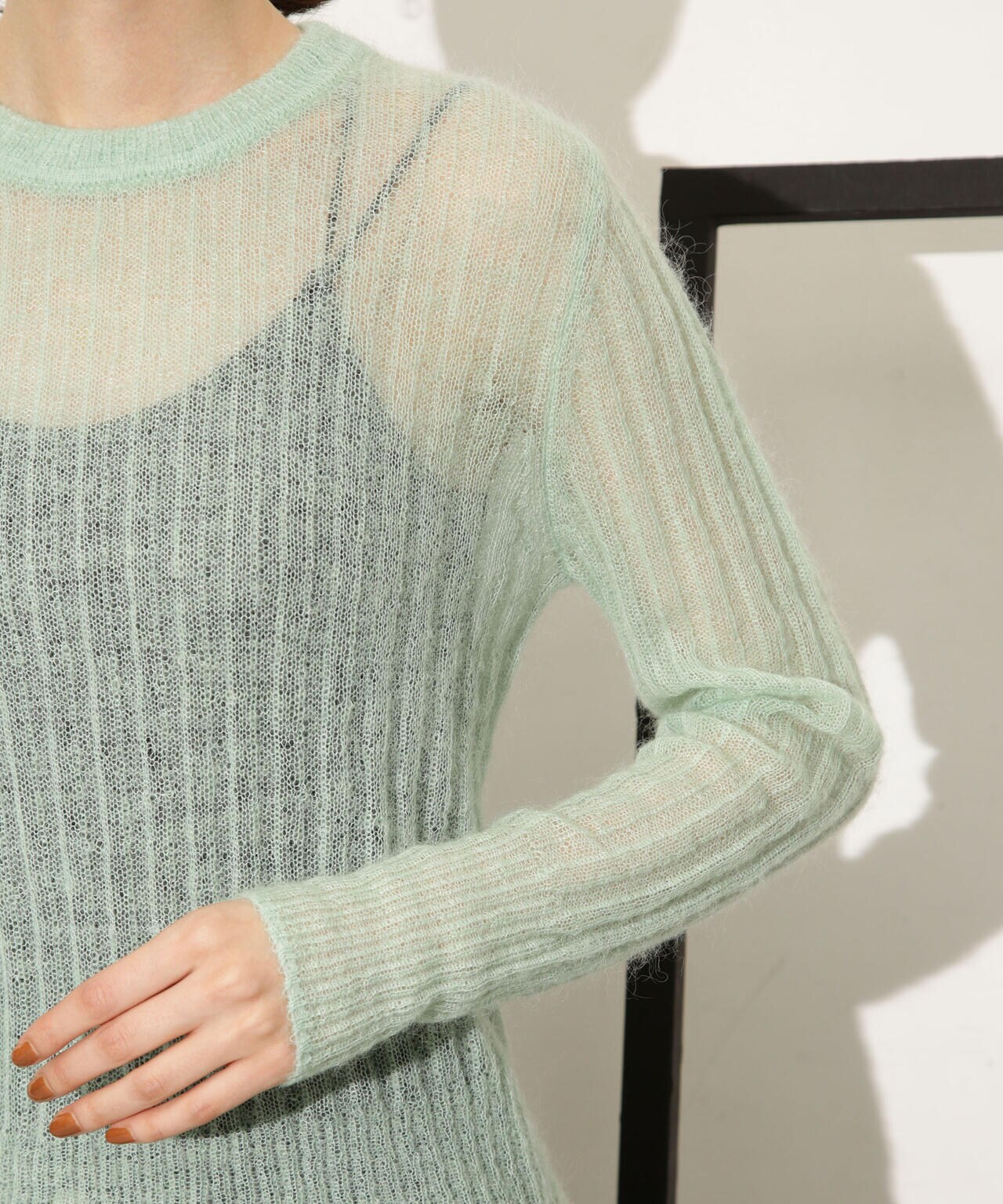 シアーモヘヤリブニットプルオーバー 6693222318