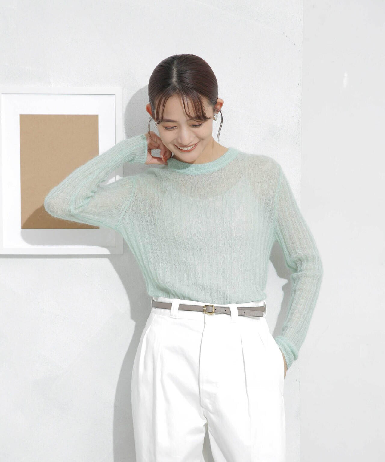 シアーモヘヤリブニットプルオーバー 6693222318