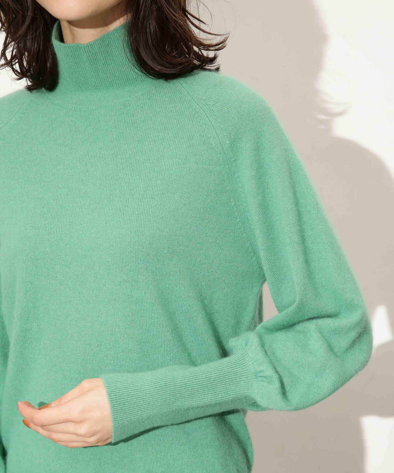 ヘアリーハイゲージフォルムスリーブニット 6693222320