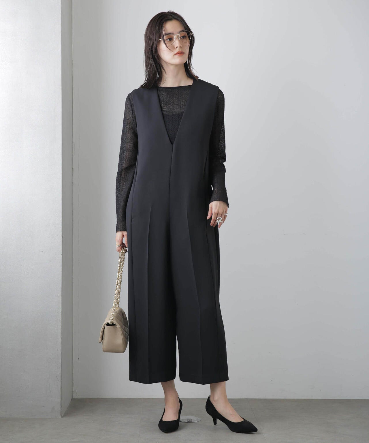 シャーリングレースカットトップス 6693223302