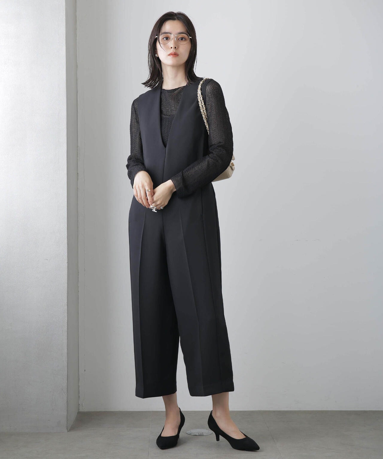 シャーリングレースカットトップス 6693223302