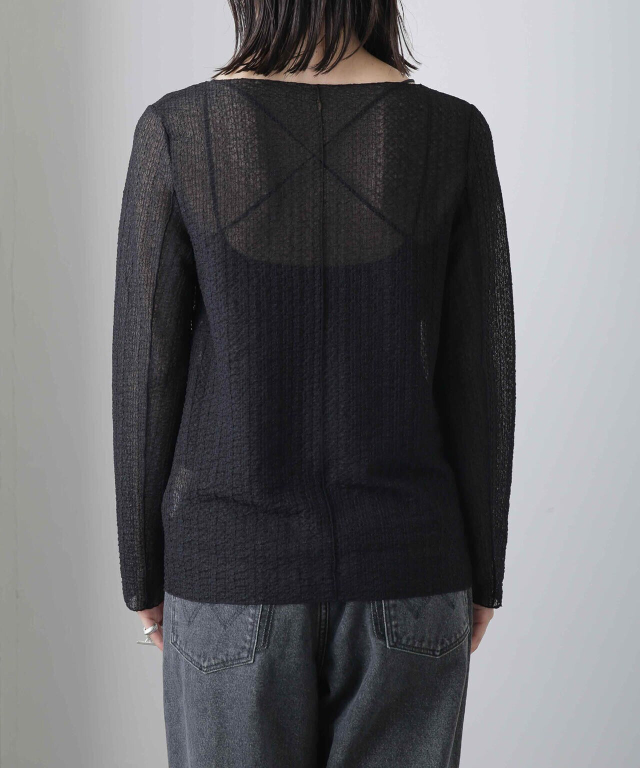 シャーリングレースカットトップス 6693223302