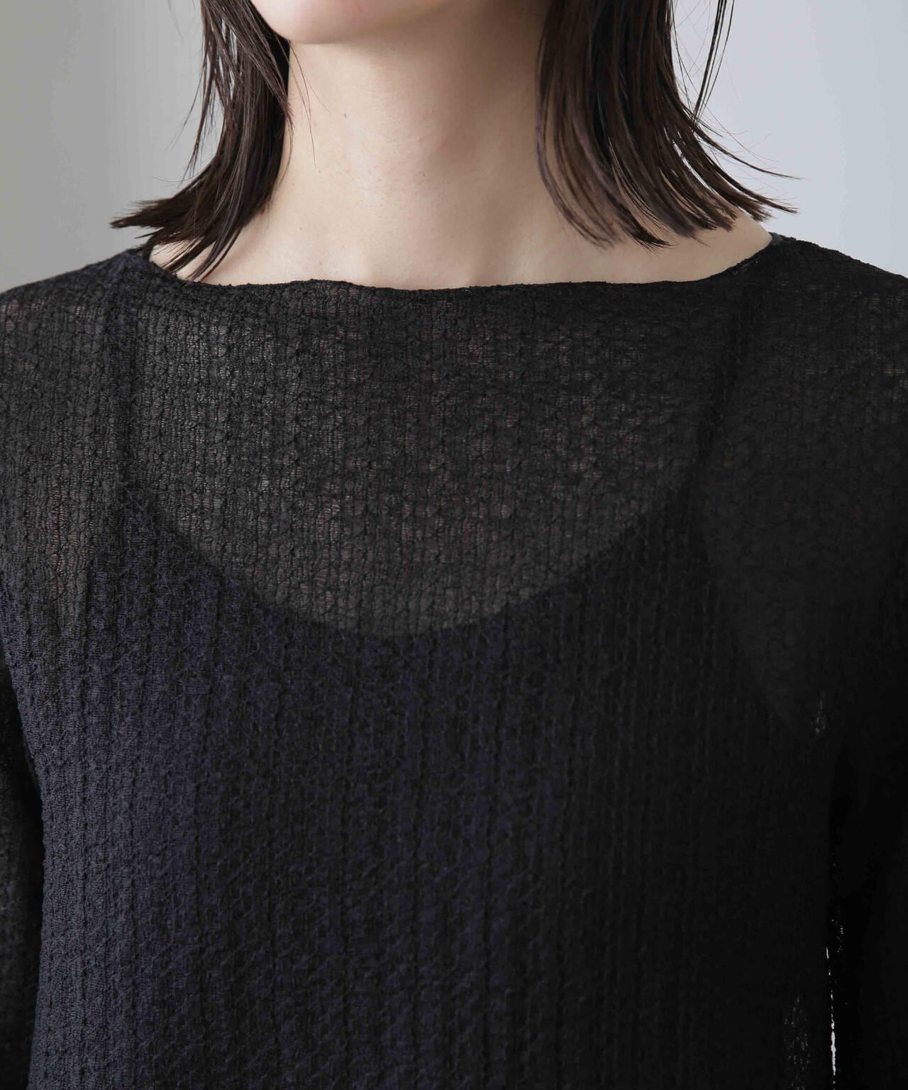 シャーリングレースカットトップス 6693223302