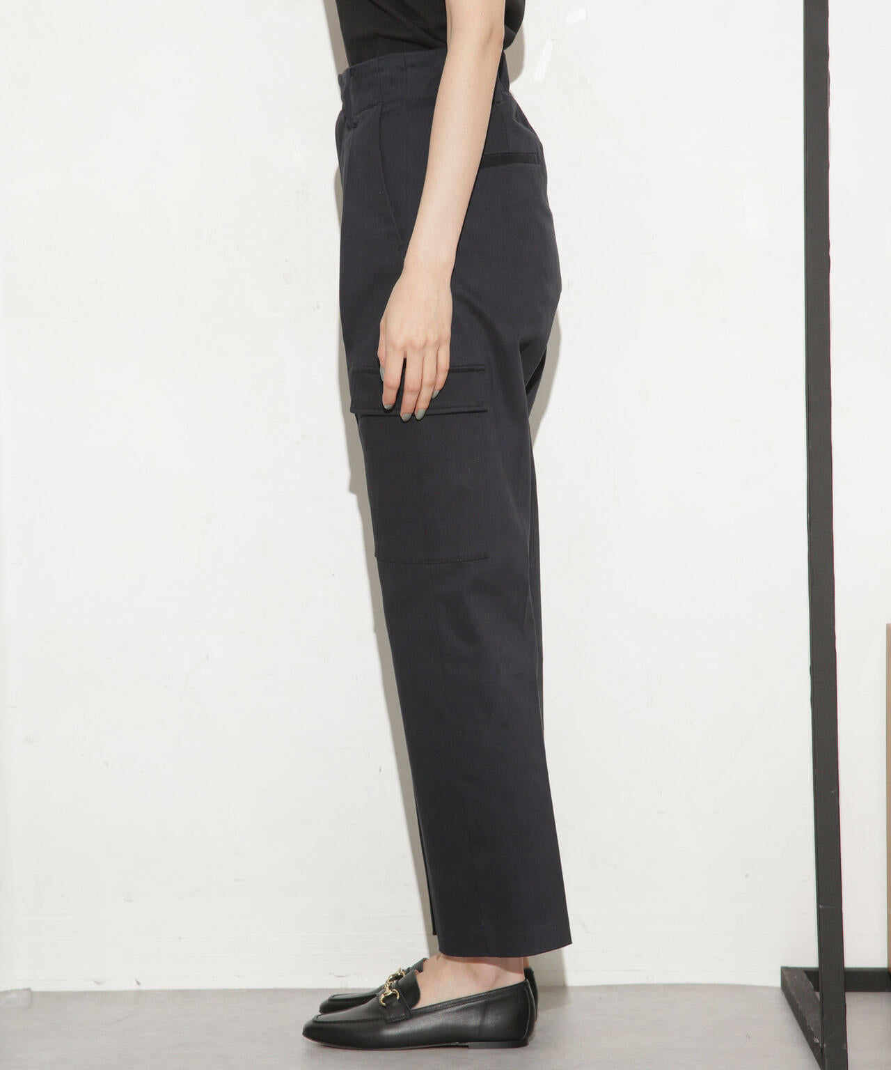 コットンサテンカーゴパンツ 6693227302