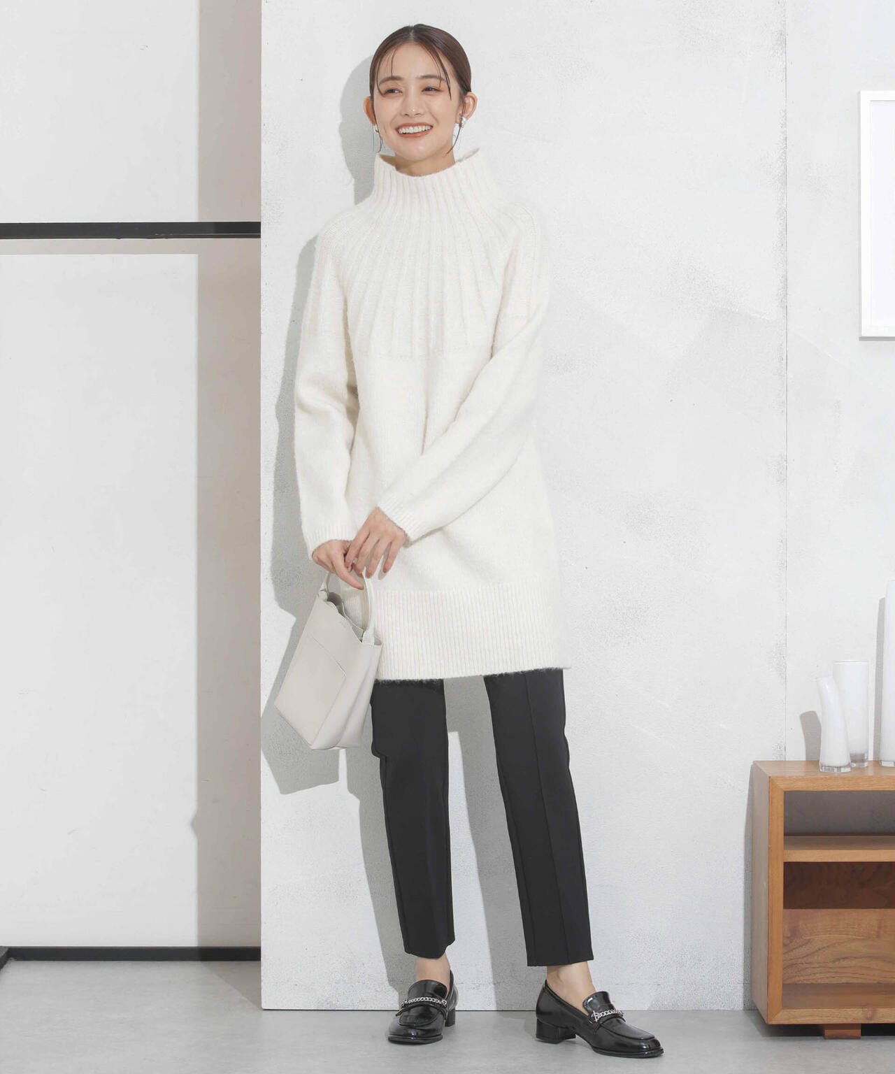 センタータックジャージースリムパンツ 6693227308