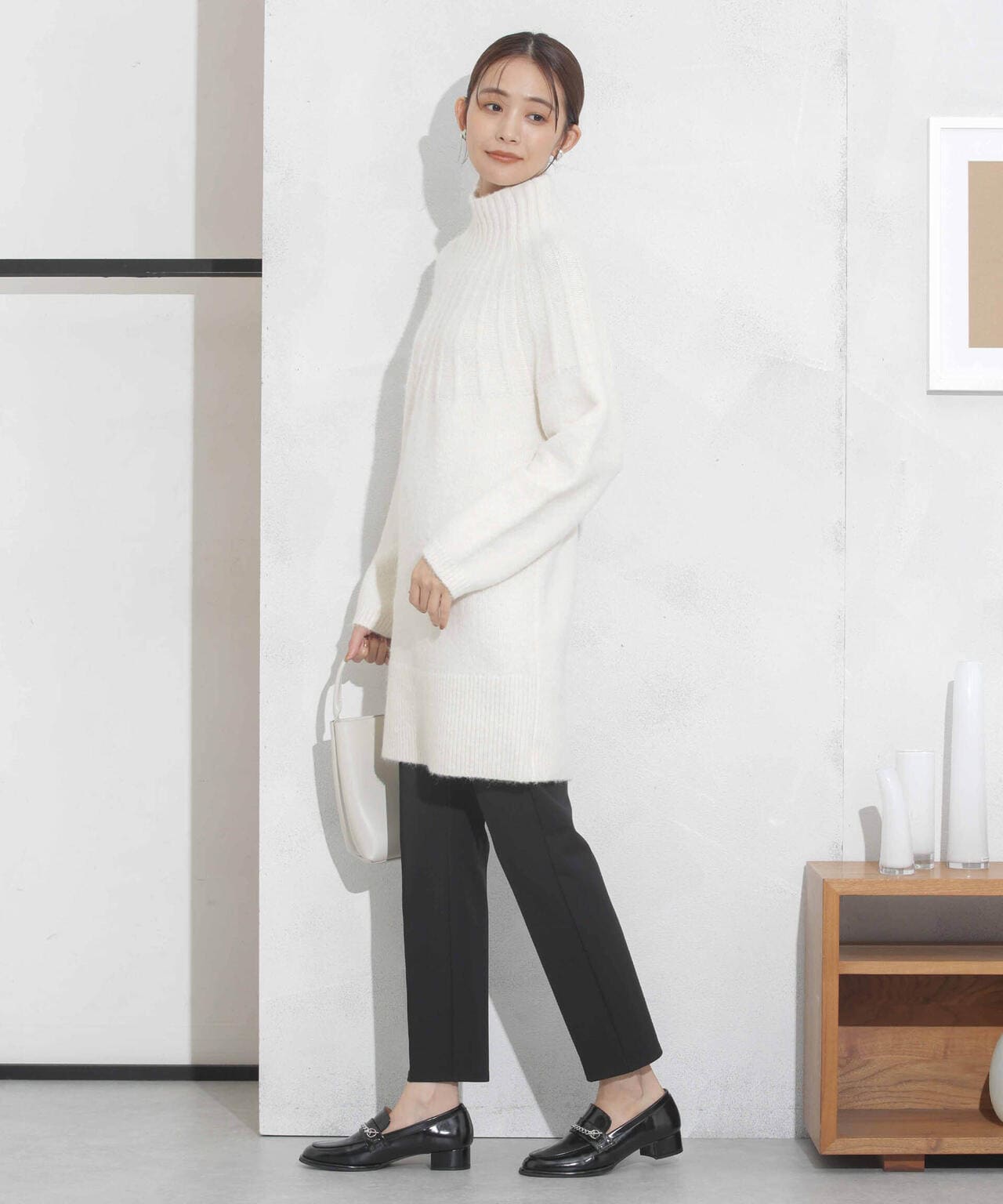 センタータックジャージースリムパンツ 6693227308