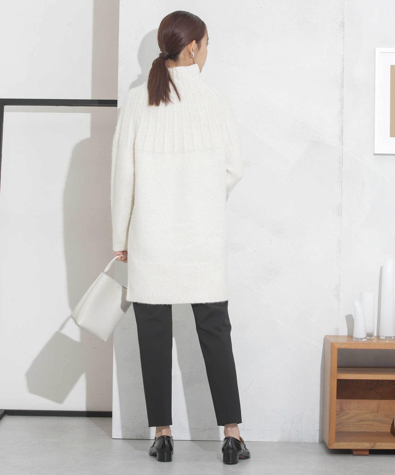 センタータックジャージースリムパンツ 6693227308