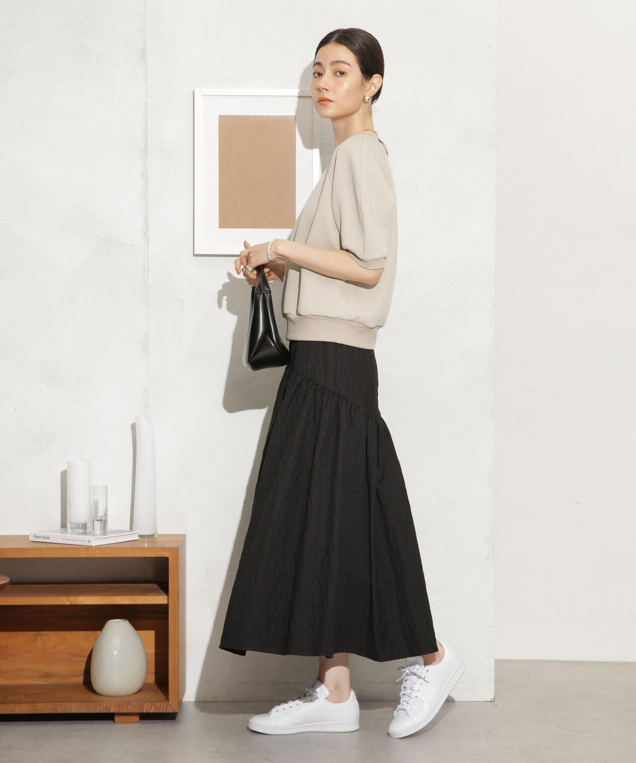 ふくれジャガードボリュームギャザースカート 6693230310