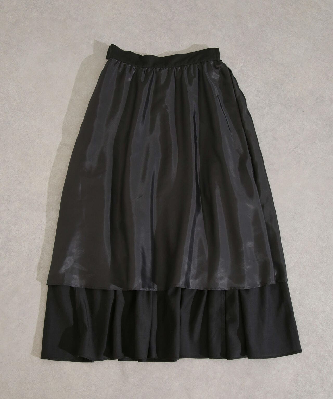 キュプラコットン ギャザースカート(セットアップ可) 6693230314