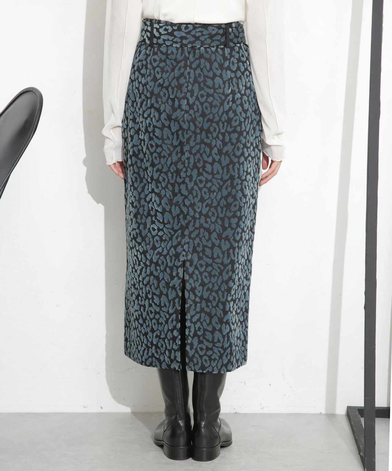 レオパードフロッキースカート 6693230326