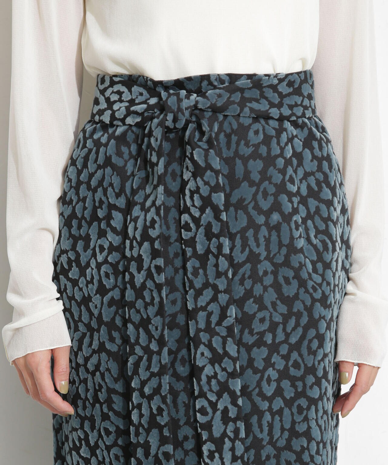 レオパードフロッキースカート 6693230326