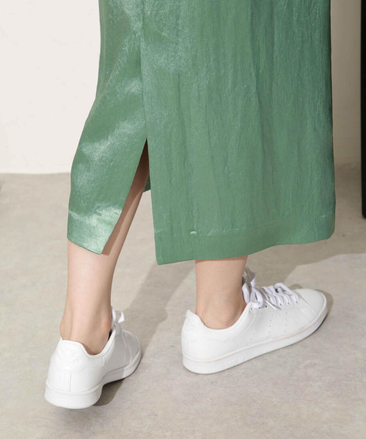 ヘビーサテンIラインスカート 6693230328