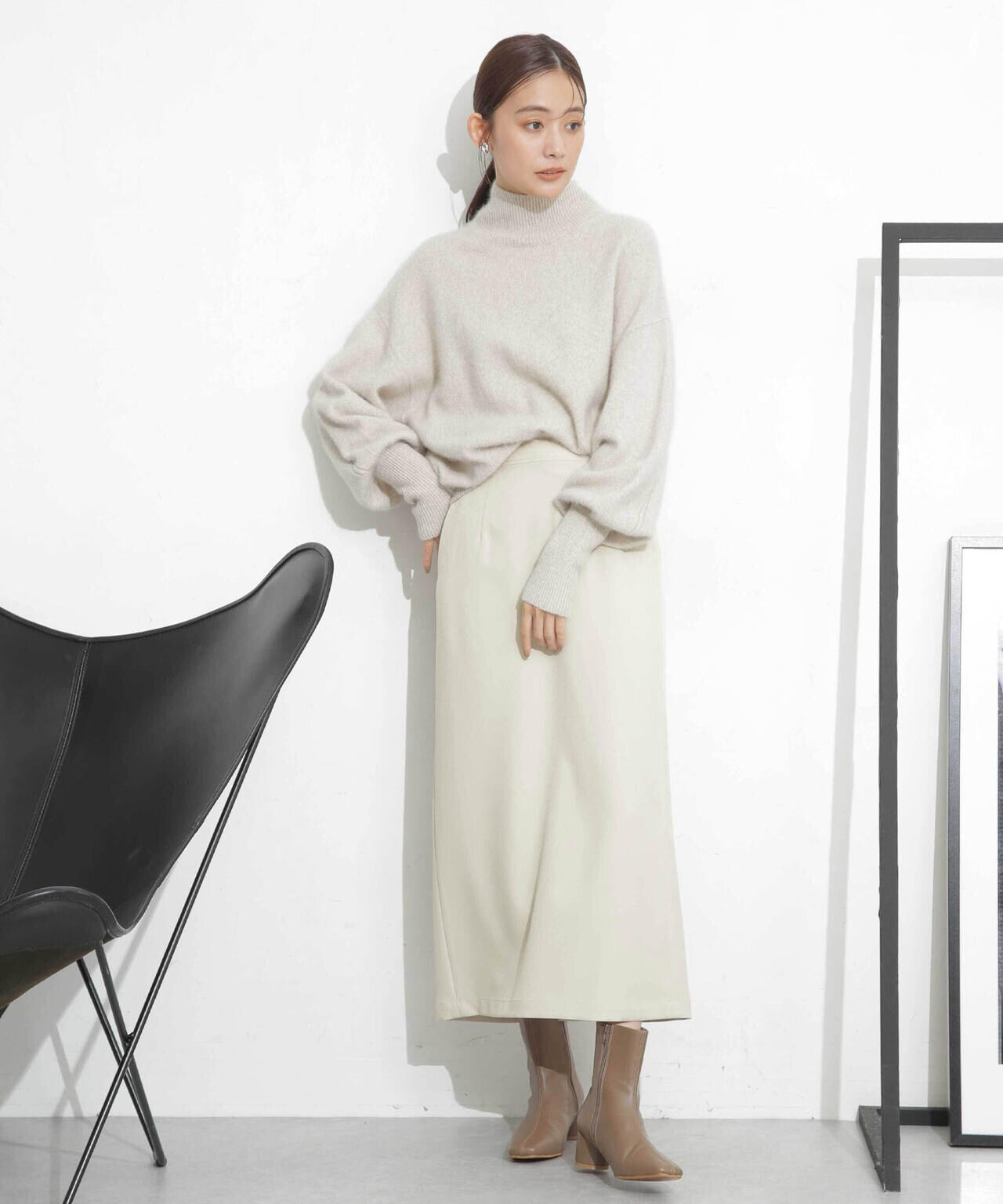 スリットストレートスカート 6693230335