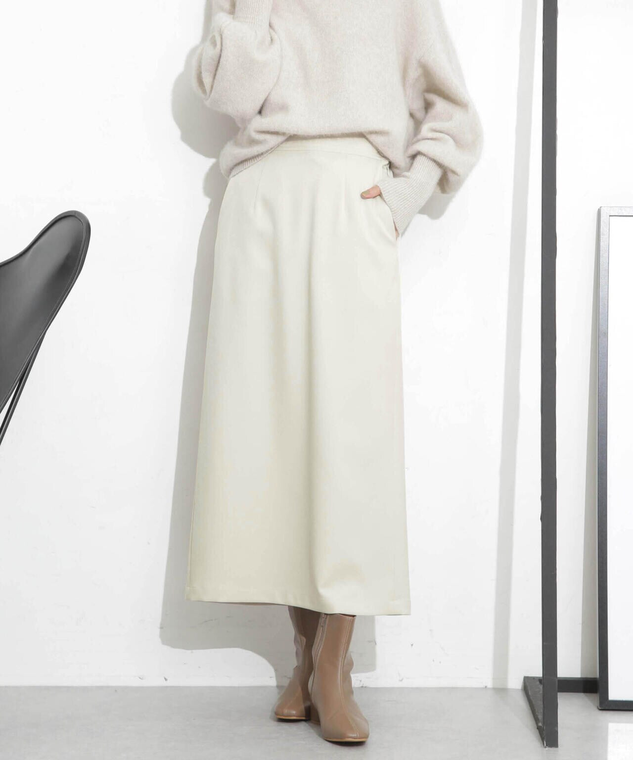 スリットストレートスカート 6693230335