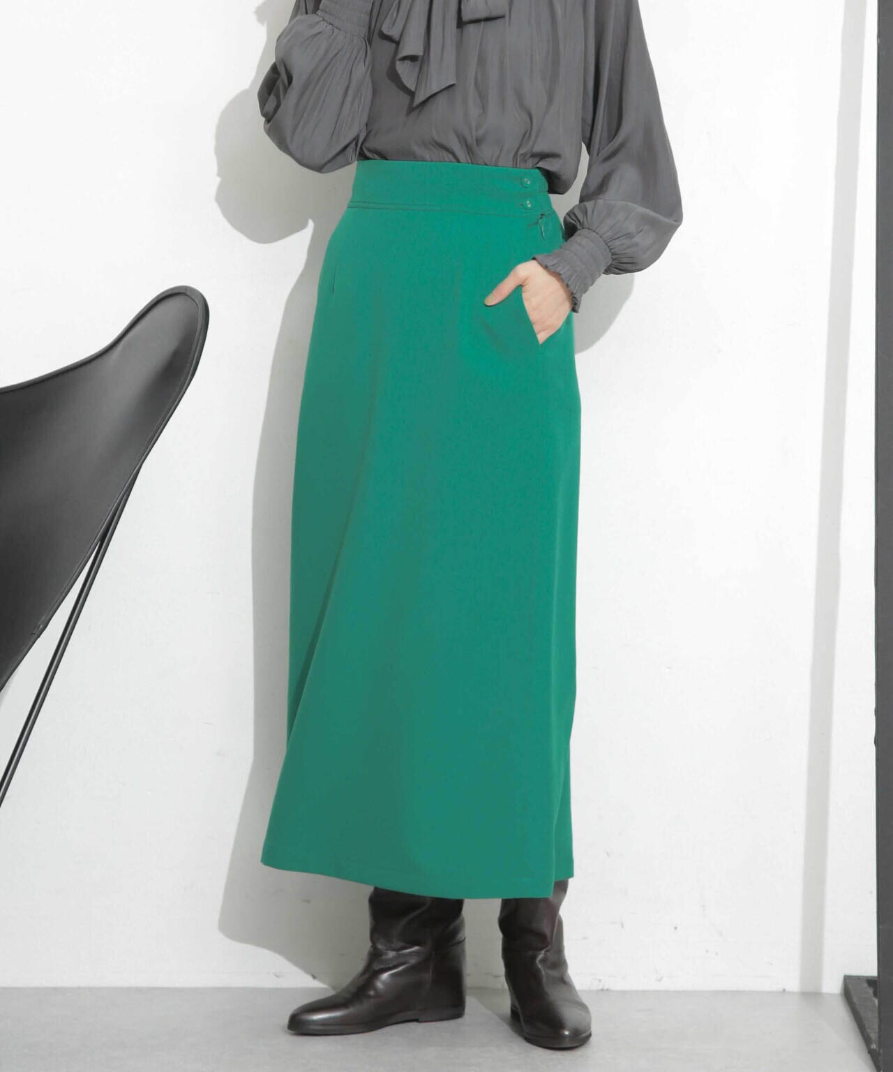 スリットストレートスカート 6693230335