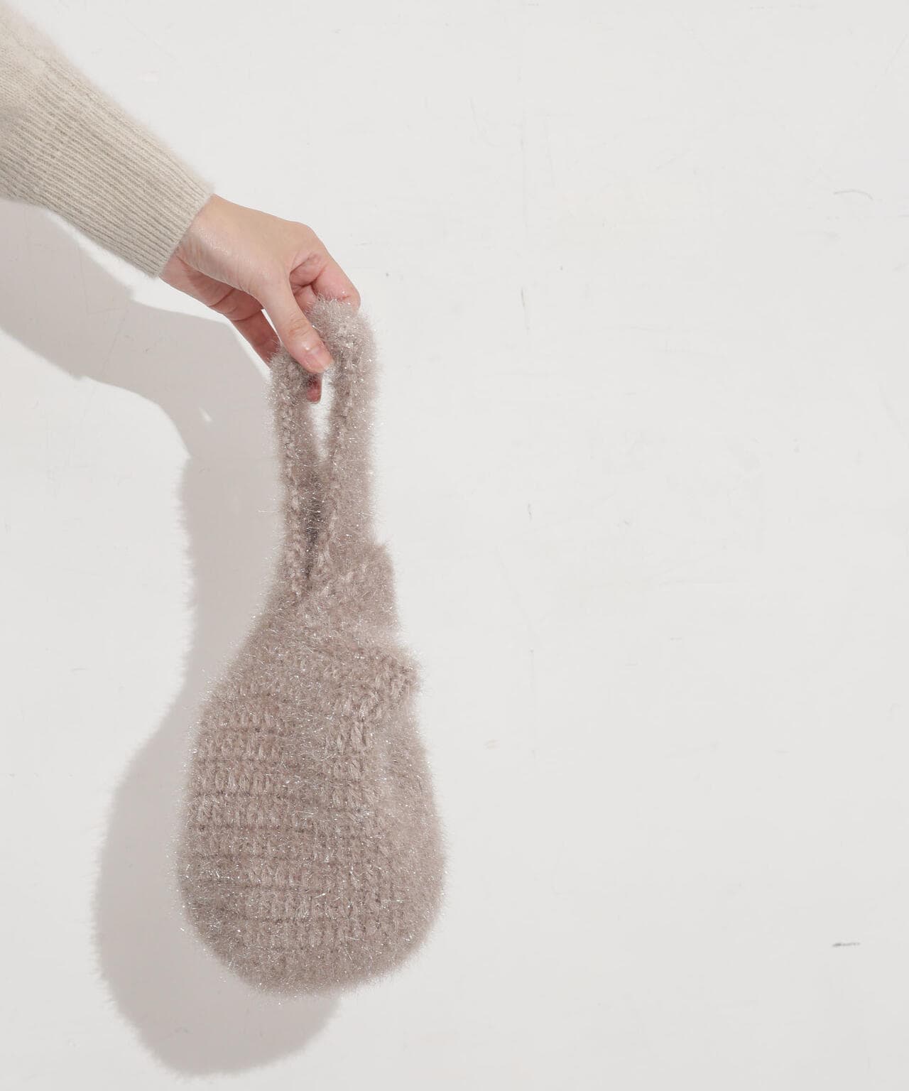 ラメニットミニバッグ 6693232311