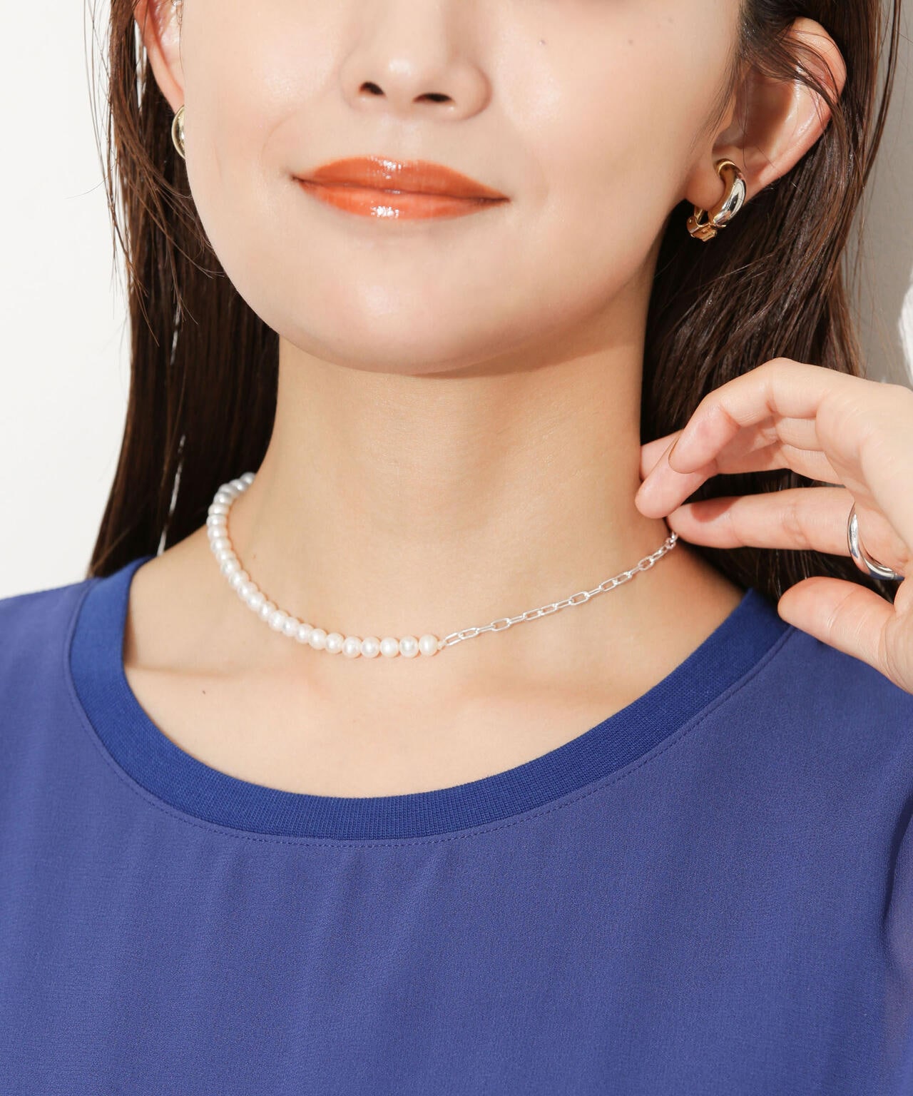 パール×チェーンネックレス 6693246301