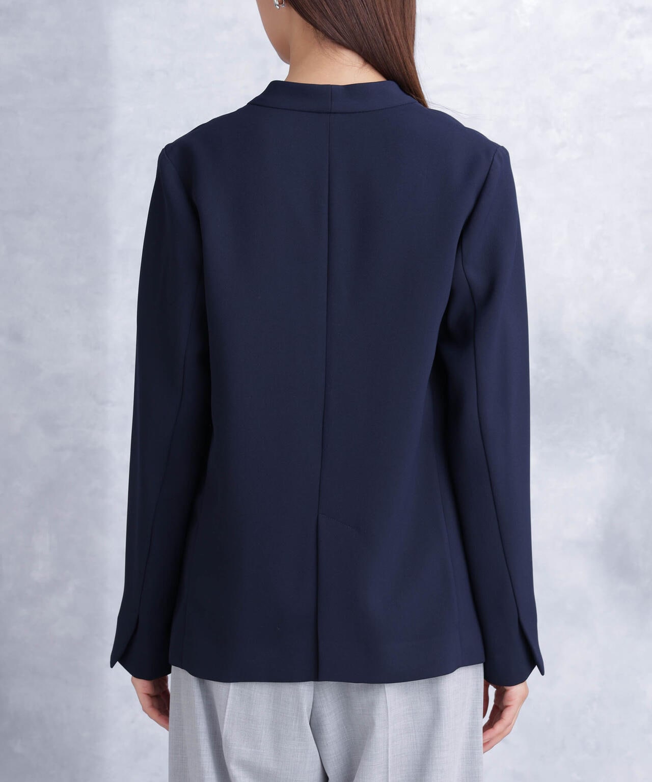 デイリーファンクション ラペルレスジャケット(セットアップ可) 6694116302