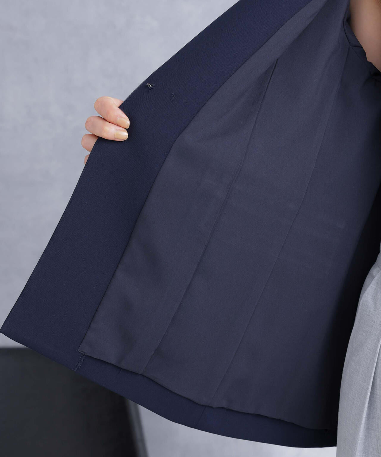 デイリーファンクション ラペルレスジャケット(セットアップ可) 6694116302