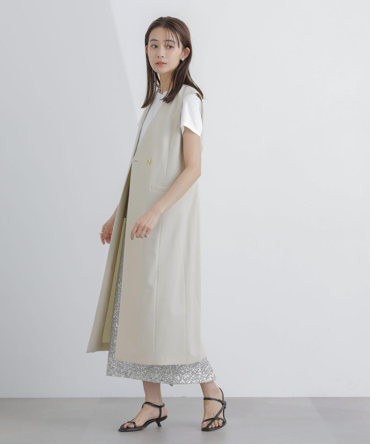 ロングジレ(セットアップ可) 6694116307