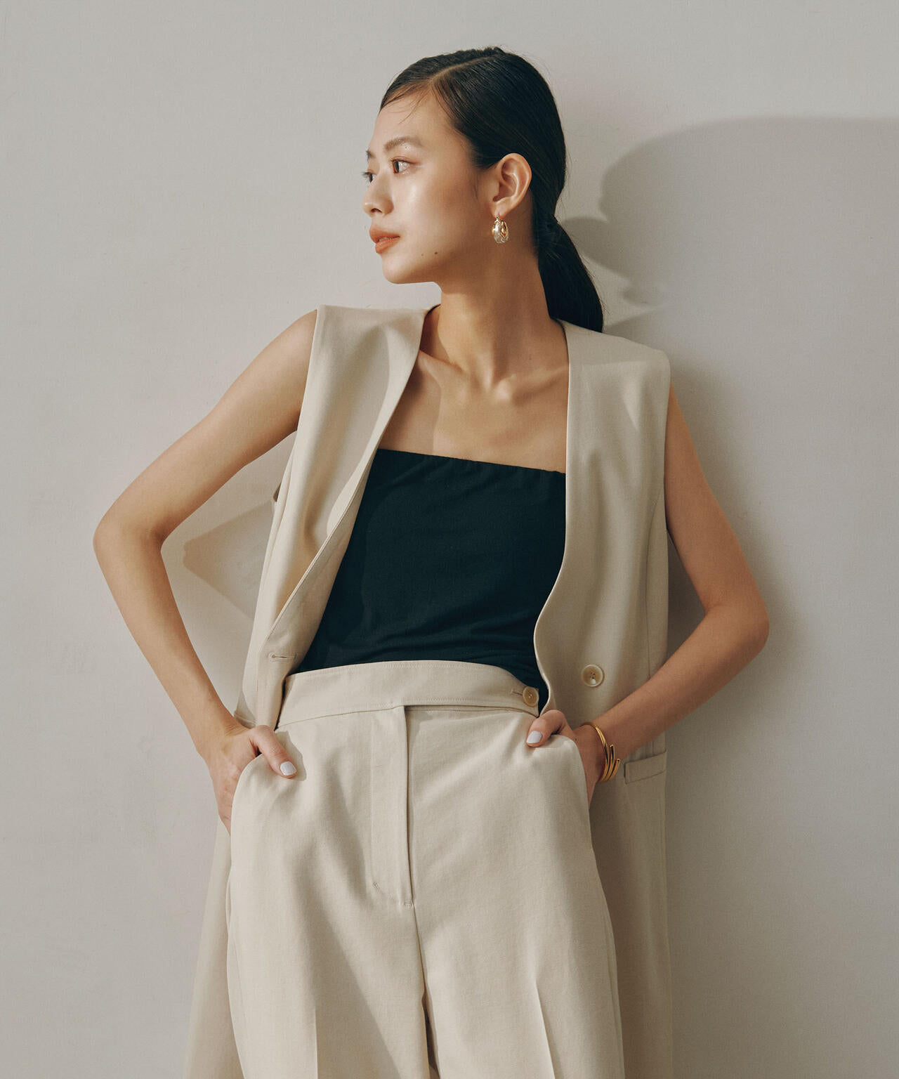 ロングジレ(セットアップ可) 6694116307