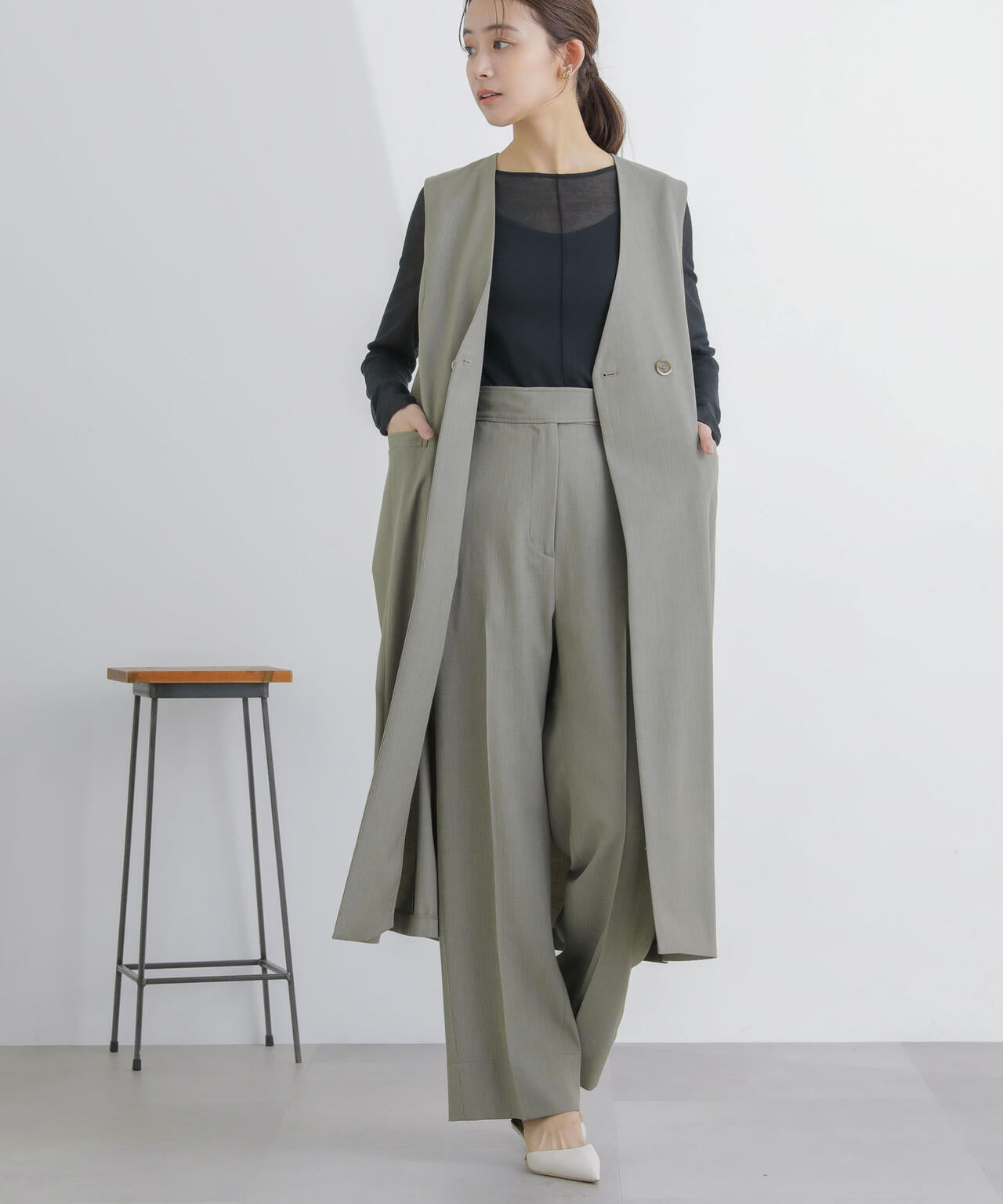 ロングジレ(セットアップ可) 6694116307