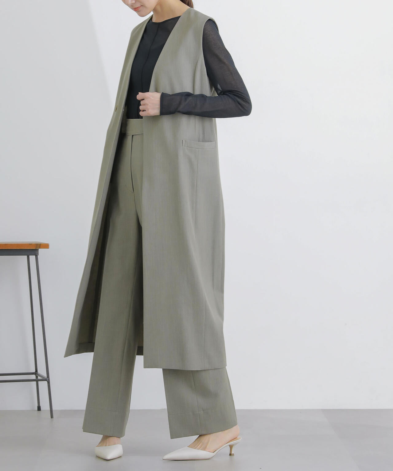 ロングジレ(セットアップ可) 6694116307