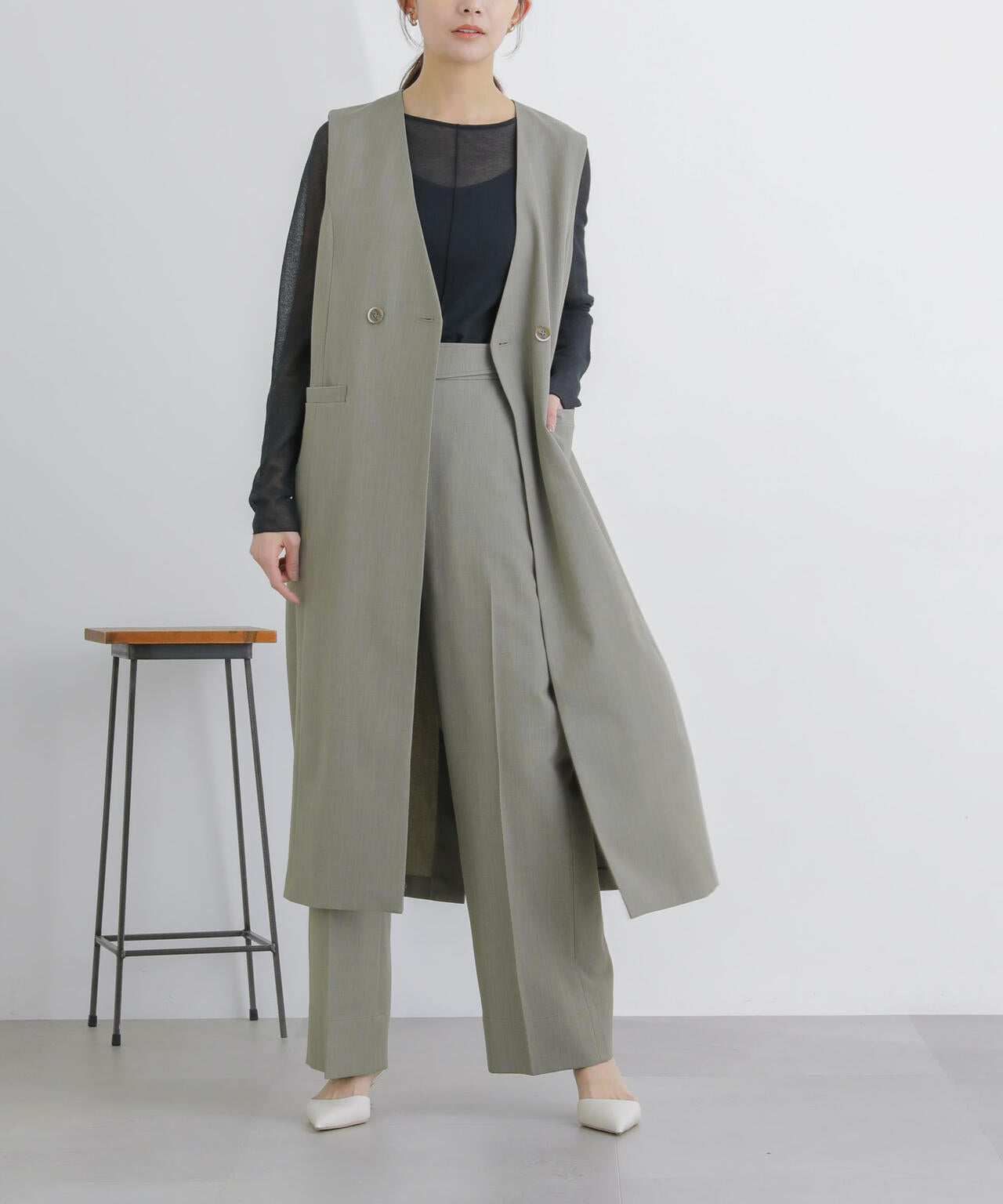 ロングジレ(セットアップ可) 6694116307