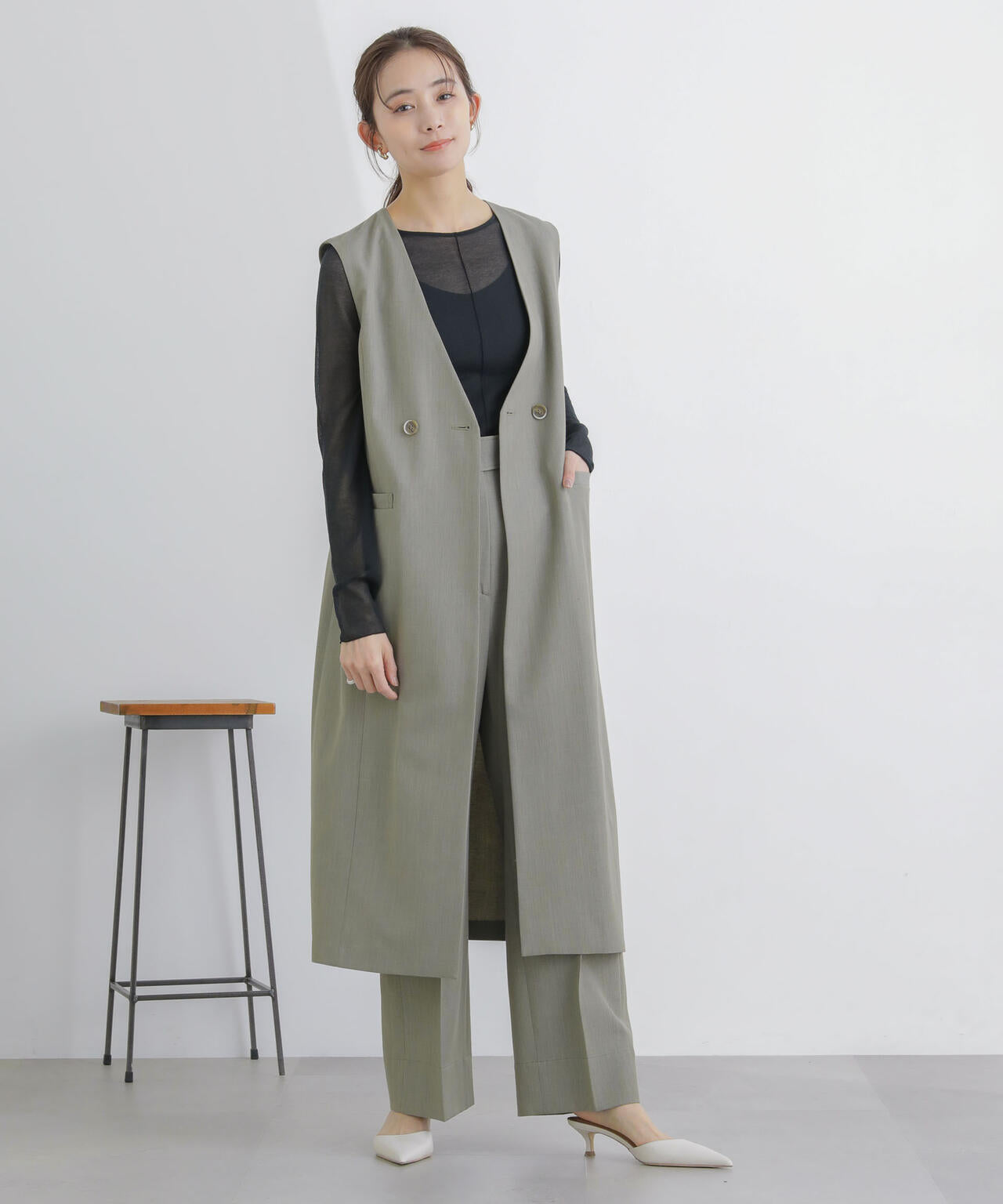 ロングジレ(セットアップ可) 6694116307