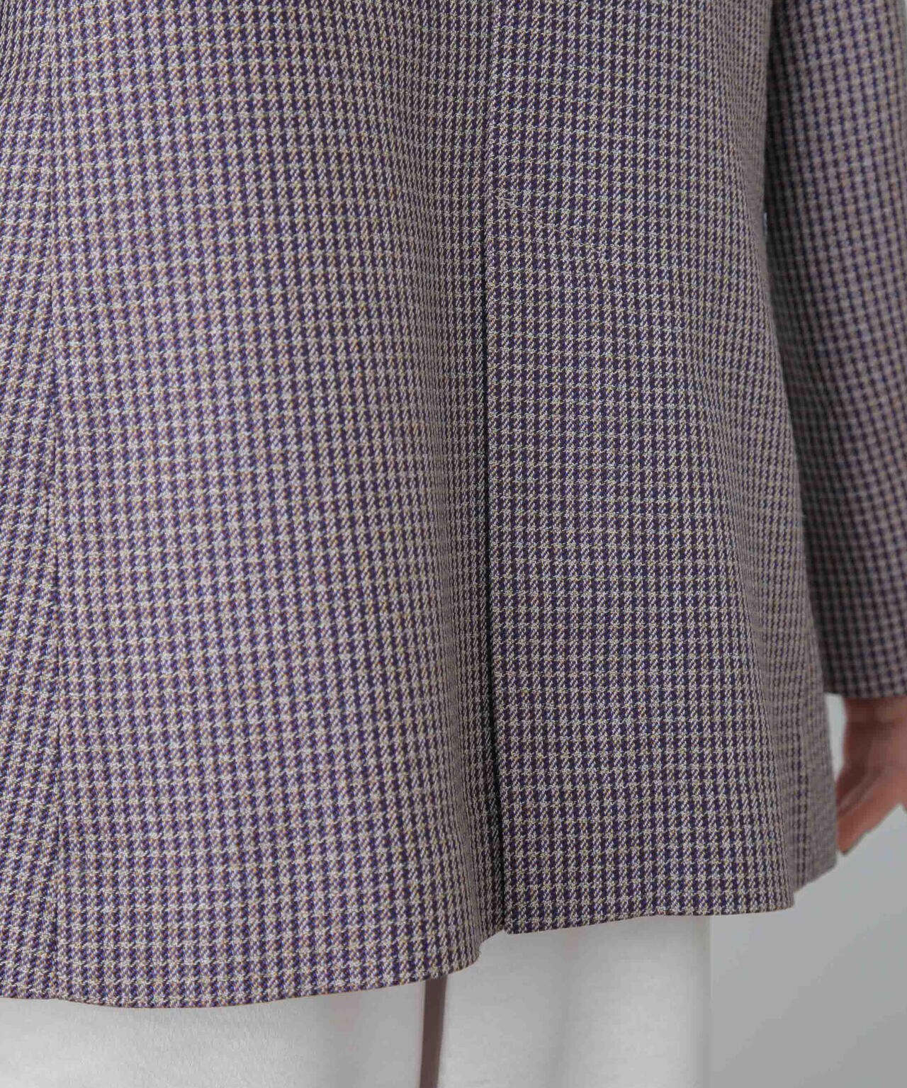 ツイルチェック ダブルブレストジャケット 6694116310