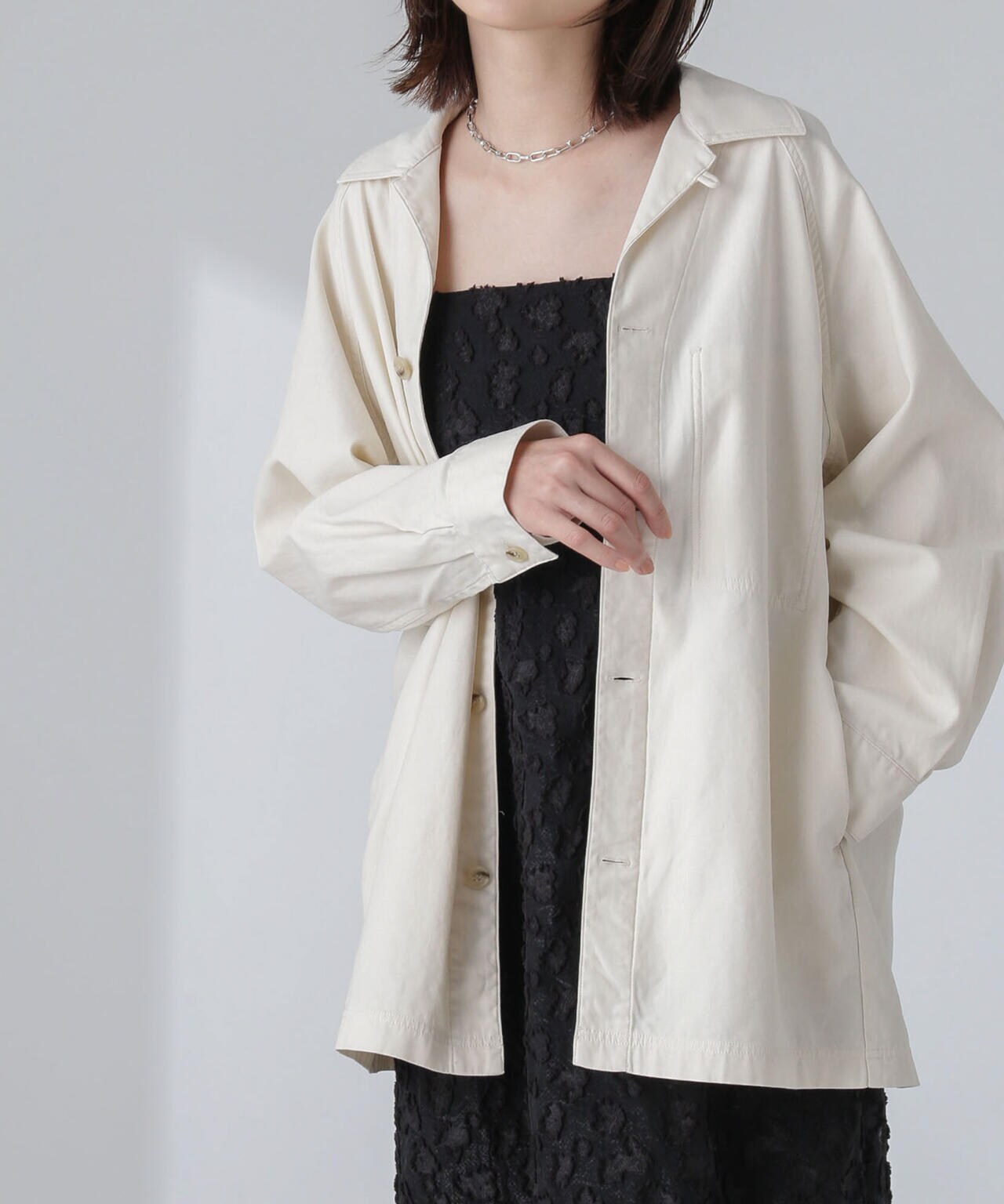 コットンシャツジャケット 6694116312