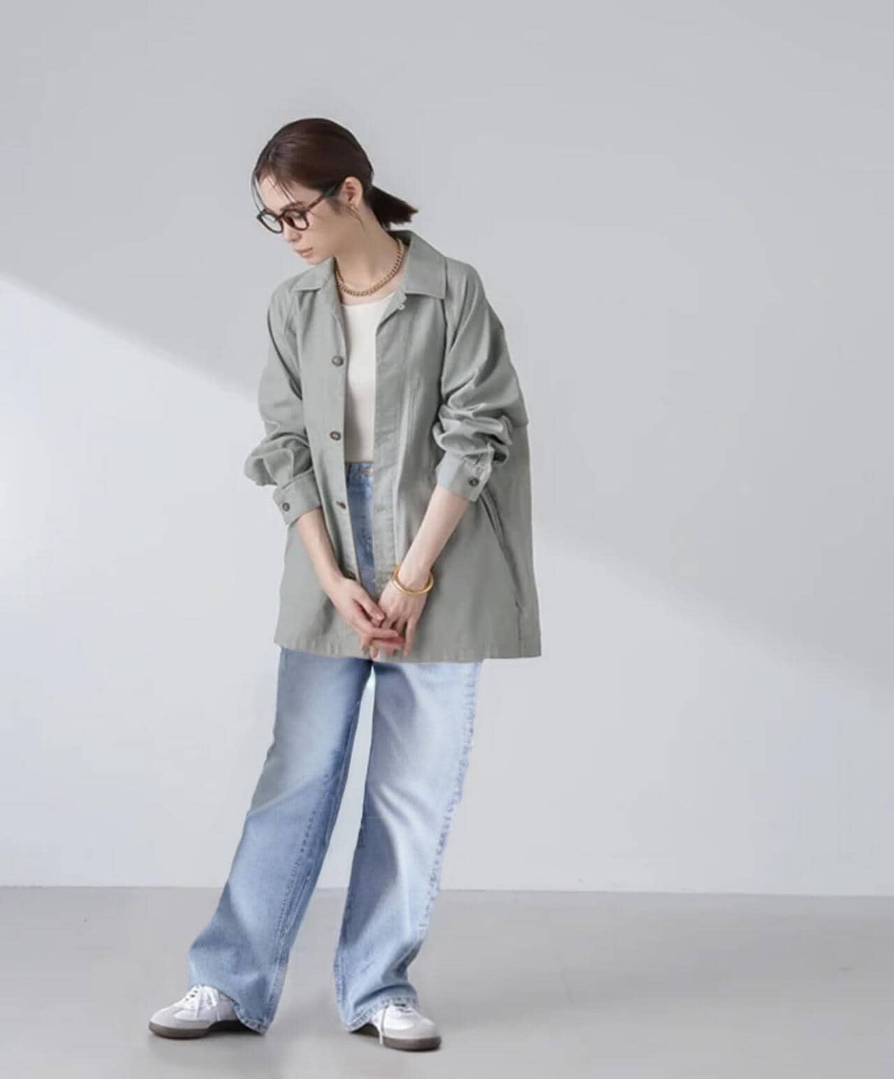 コットンシャツジャケット 6694116312