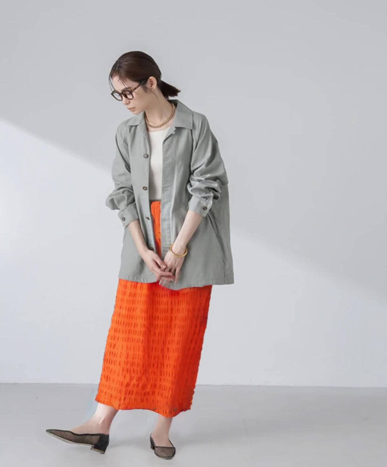 コットンシャツジャケット 6694116312