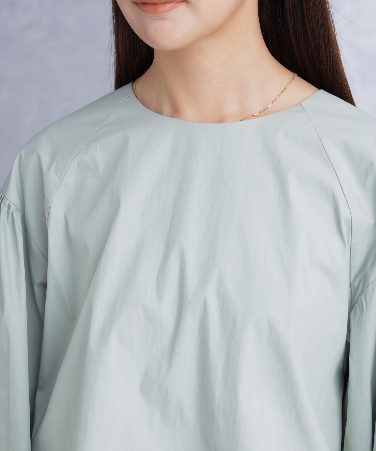 ボリュームスリーブタフタブラウス(セットアップ可) 6694120304