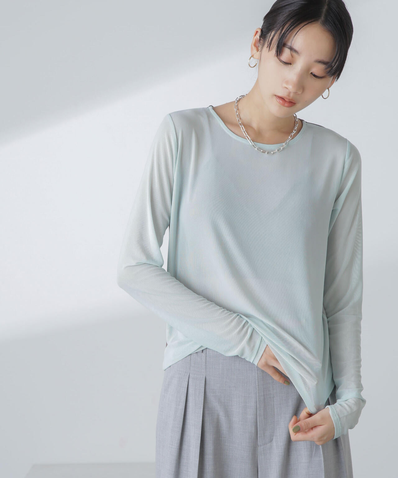 ストレッチチュール 前後2wayシアートップス 6694120311