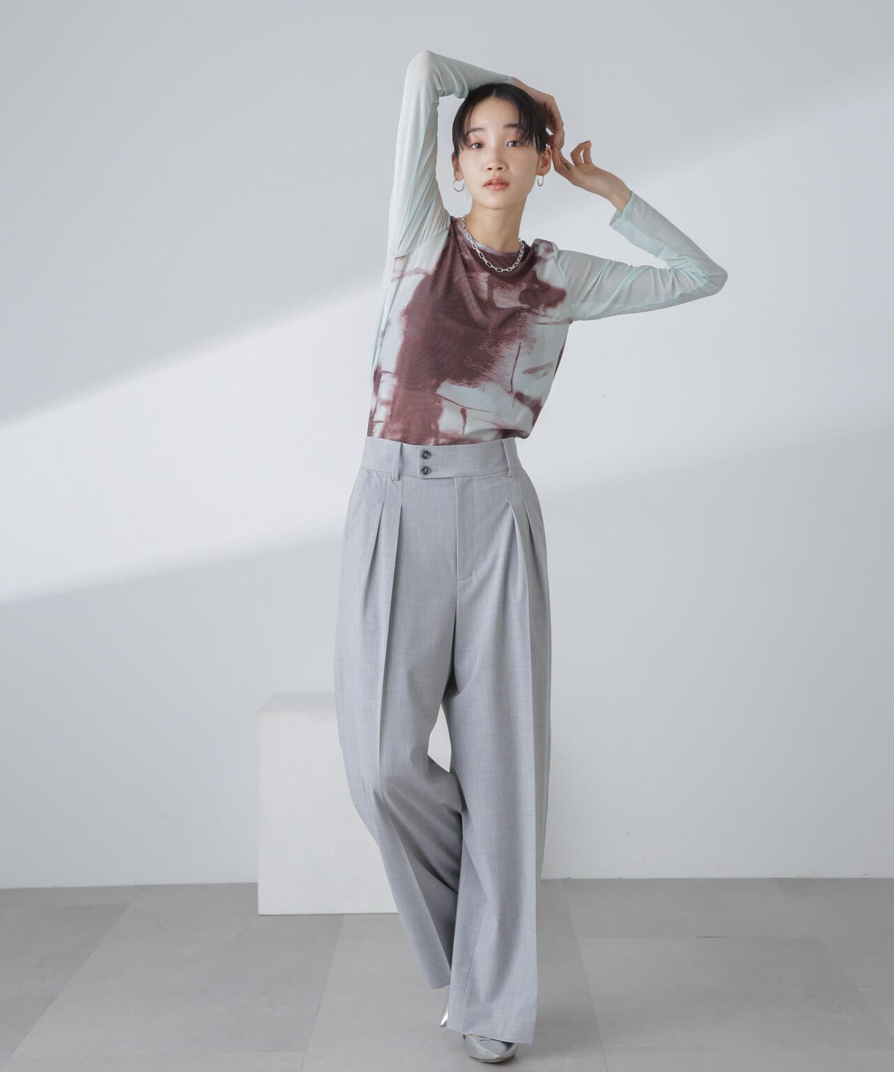 ストレッチチュール 前後2wayシアートップス 6694120311