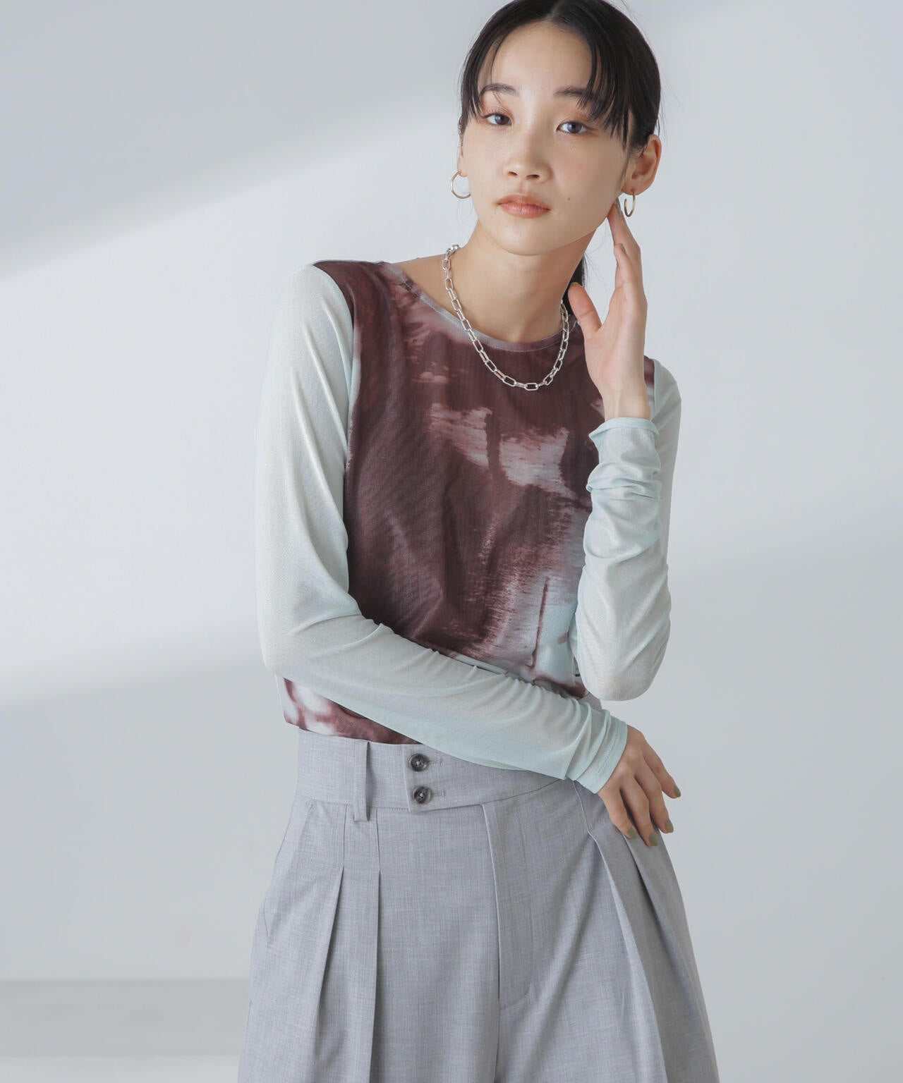 ストレッチチュール 前後2wayシアートップス 6694120311