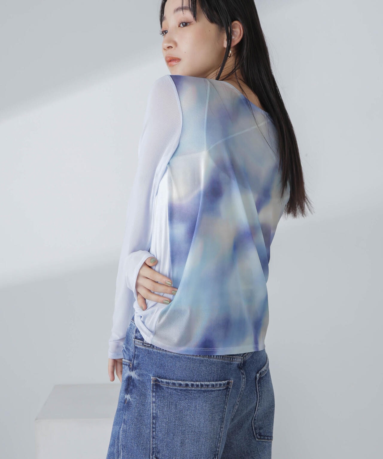 ストレッチチュール 前後2wayシアートップス 6694120311