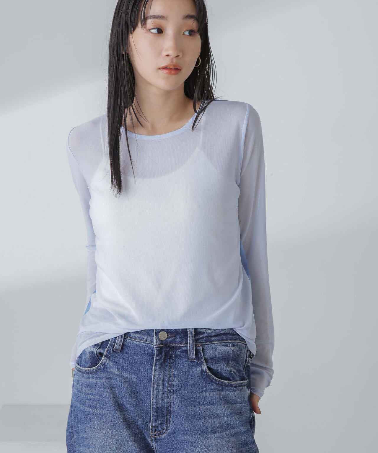 ストレッチチュール 前後2wayシアートップス 6694120311